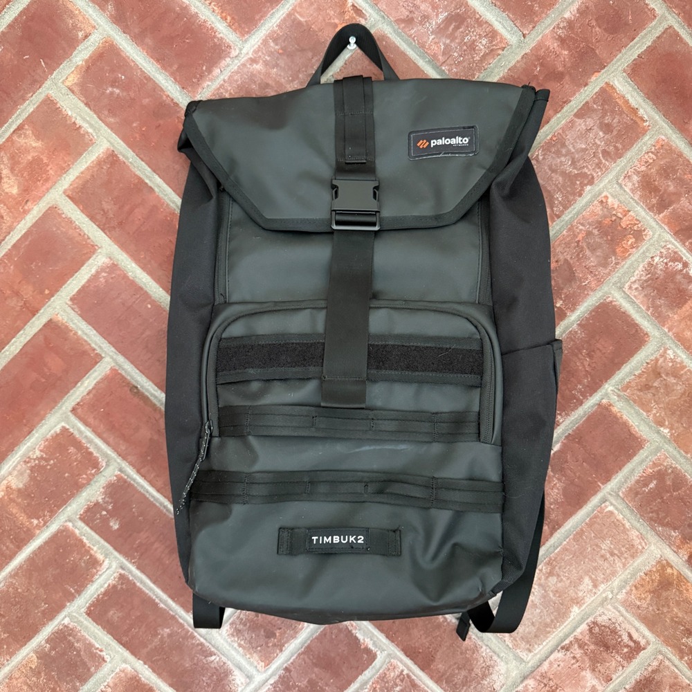Timbuk2 Spire Backpack Black Palo Alto Networks Padded Laptop Bag